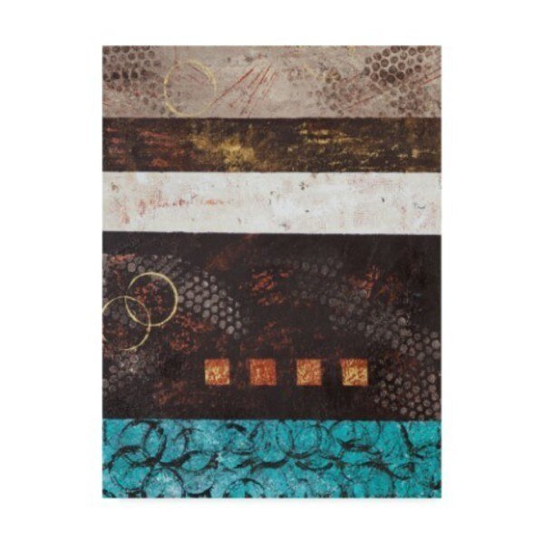 Hilary Winfield 'Elements Brown White' Canvas Art, 18x24, Trademark Fine Art, Mfr#: ALI23036-C1824GG